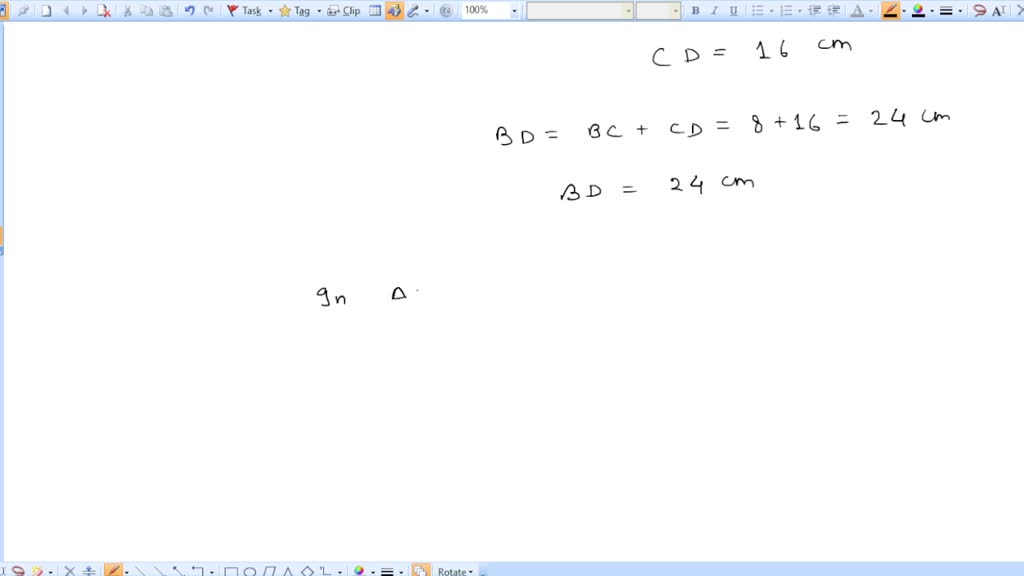 SOLVED: The diagram shows rectangle ABDE and right-angled triangle ABC ...