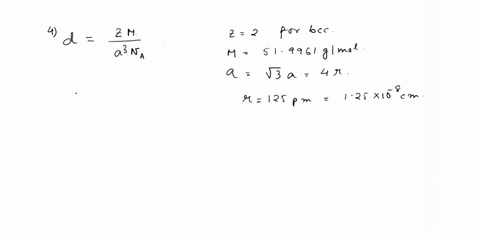 chromium-crystallizes-with-body-centered-cubic-unit-cell-the-radius-of-a-chromium-atom-is-125-pm-calculate-the-density-of-solid-crystalline-chromium-in-bcm-what-is-the-radius-in-pm-of-a-body-89274