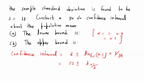 a-simple-random-sample-of-size-n17-is-drawn-from-a-population-that-is-normally-distributed-the-sample-mean-is-found-to-be-x53-and-the-sample-standard-deviation-is-found-to-be-s18-construct-a-16092
