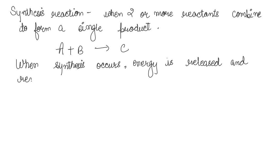 SOLVED Laboratory Questions Activity 1 Synthesis Reaction Describe