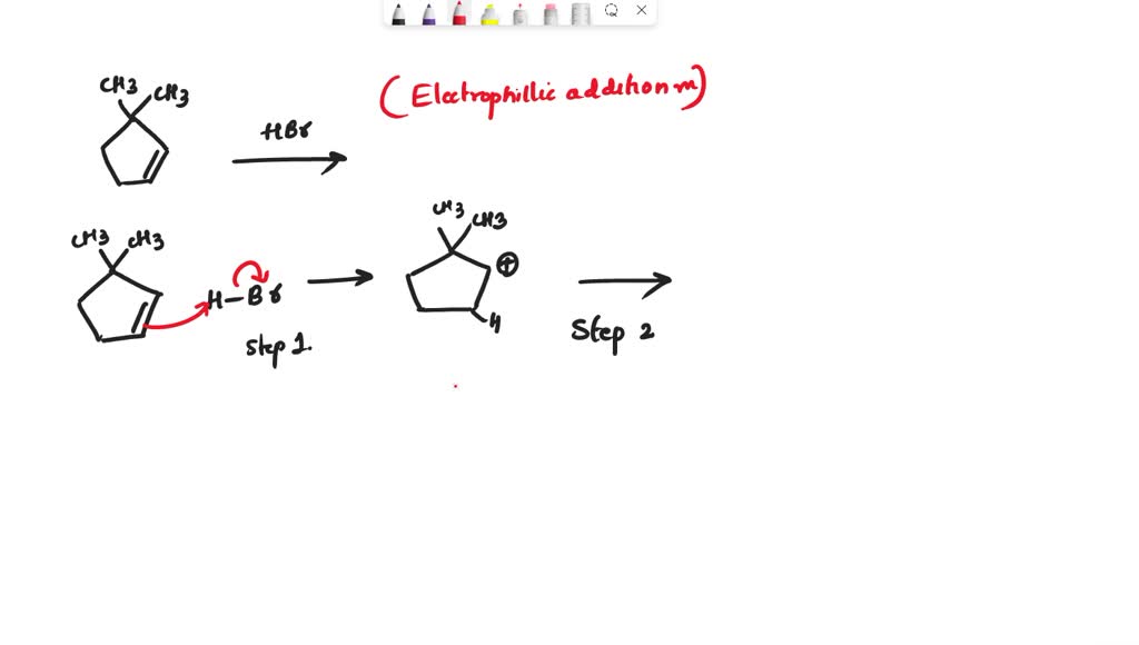 SOLVED: Show all fundamental steps of the mechanism for the following ...