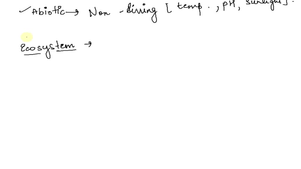 SOLVED 1. What is ecology? 2. What is evolution? 3. What is adaptive