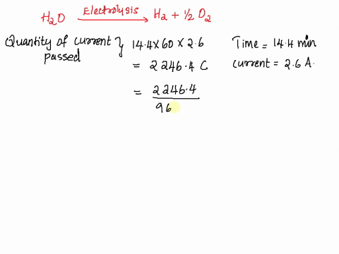 what-volumes-of-h2g-and-o2g-at-stp-are-produced-from-the-electrolysis-of-water-by-a-current-of-269-a-in-144-min-16883