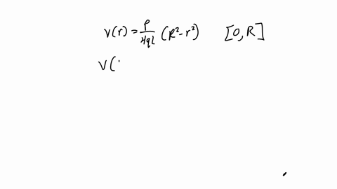 1. The velocity v of blood that flows in a blood vessel with...