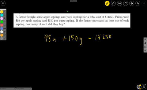 a-farmer-bought-some-apple-saplings-and-yuzu-saplings-for-a-total-cost-of-14250-prices-were-898-per-apple-sapling-and-s150-per-yuzu-sapling-if-the-farmer-purchased-at-least-one-of-each-sapli-30812