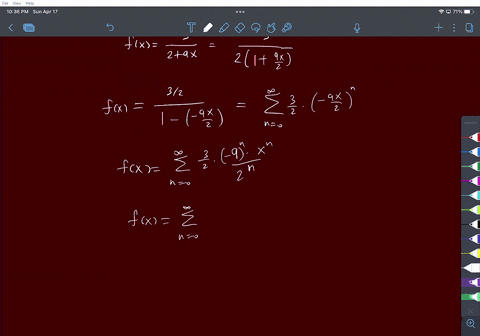 for-the-following-function-find-the-full-power-series-centered-at-x-0-and-then-give-the-first-5-nonzero-terms-of-the-power-series-and-the-open-interval-of-convergence_-3-fx-2-9x-fx-n0-fx-the-38637
