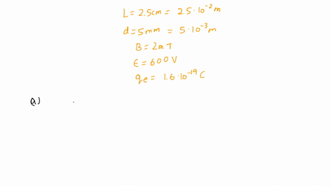 an-electron-in-a-cathode-ray-beam-passes-between-25-mathrmcm-long-parallel-plate-electrodes-that-are-93819