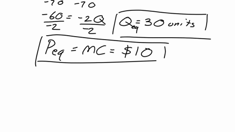in-the-followinglet-the-market-demand-curve-be-p70-2qand-assume-all-sellers-can-produce-at-a-constant-marginal-cost-of-c10with-zero-fixed-costs-a-if-the-market-is-perfectly-competitive-what-39743