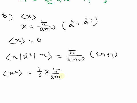 a-harmonic-oscillator-of-frequency-w-is-in-the-state-o-v21v3-where-o-and-1-are-energy-eigenstates-a-if-the-energy-of-the-oscillator-is-measured-what-are-the-possible-outcomes-and-the-corresp-11833