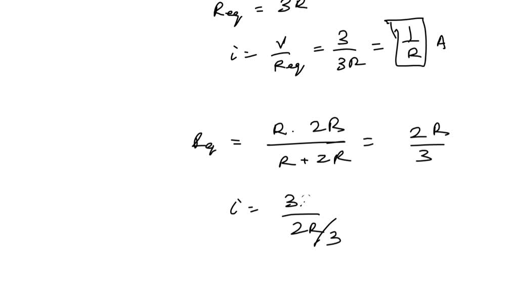 SOLVED Given two series resistors, one having twice the resistance of
