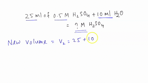 calculate-the-molarity-of-h2so4-that-results-after-100-ml-of-h2o-are-added-to-250-ml-of-0500-m-h2so4-in-preparation-for-the-following-reaction-assume-the-volumes-are-additive-h2so4aq-2naoh-n-86349