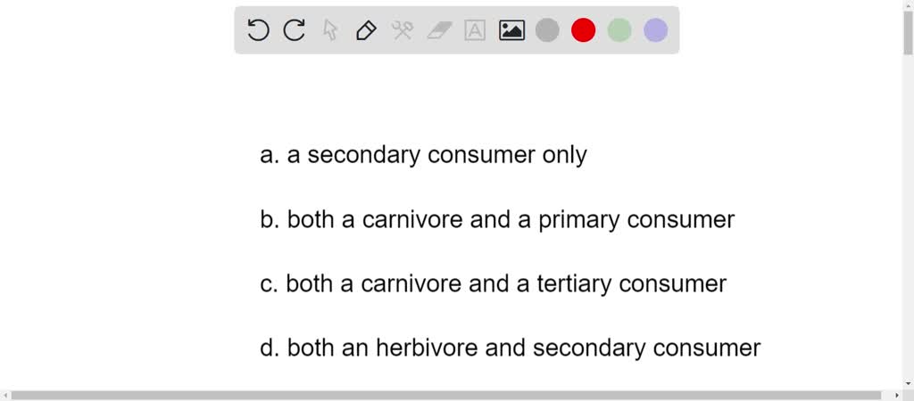 SOLVED: In the food chain grass → antelope → human → lion, the lion is