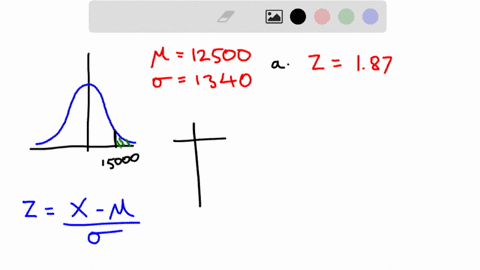 a-randomly-selected-vehicle-and-assume-the-annual-mileage-is-normally-distributed-with-a-standard-deviation-of-1340-miles-use-ominus-the-standard-normal-distribution-table-round-the-final-answer-to-at