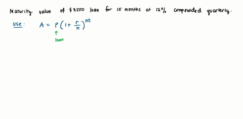 what-is-maturity-value-of-3500-loan-for-15-months-at-12-compounded-quarterly-28094