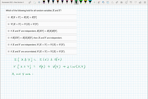 which-of-the-following-hold-for-all-random-variables-x-and-y-ex-y-elx-er-vx-y-vx-vy-if-x-and-y-are-independent-exy-exjey-if-eixy-exjey-then-x-and-y-are-independent-if-x-and-y-are-independent-78065