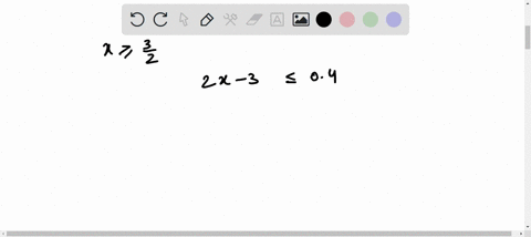 solve-the-inequality-express-the-answer-using-interval-notation-2-x-3-leq-04-27444