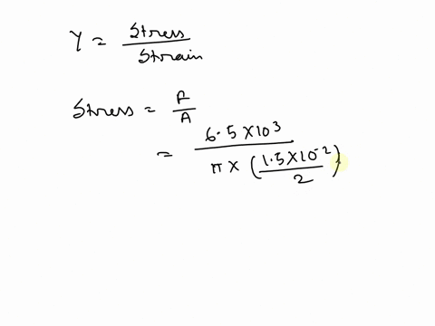 the-young-modulus-of-a-circular-metal-rod-is-85gnm2-the-rod-has-a-diameter-of-15cm-and-is-30cm-long-when-the-compressive-load-is-65kn-what-is-the-change-in-length-of-the-rod-37271