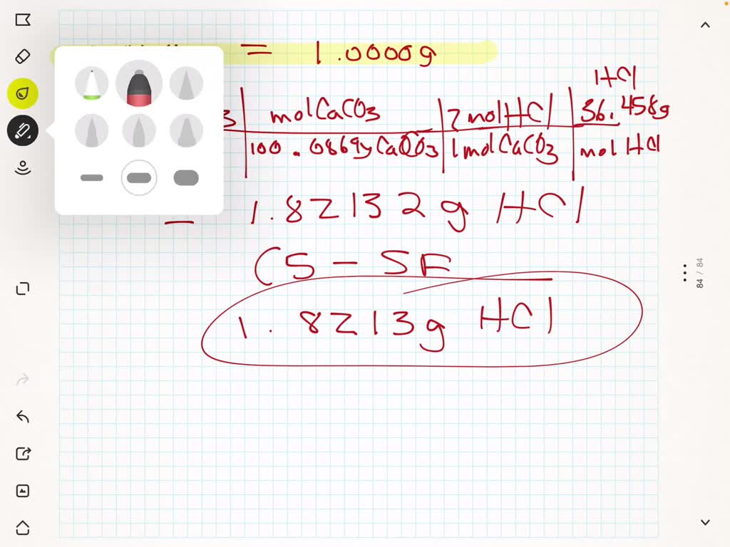 Solved A Rolaids Tablet Contains Calcium Carbonate Which Neutralizes Stomach Acid If A 7560