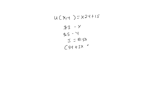 consider-the-utility-function-for-a-utility-maximizing-individual-consuming-two-goods-x-and-y-u-xy-x2y15-this-person-pays-3-for-good-x-and-5-for-good-y-with-an-income-of-150-5y3x150-budget-c-22786