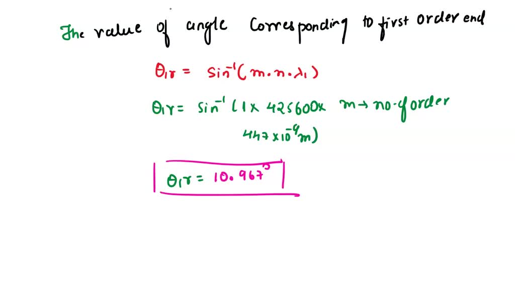 SOLVED A diffraction grating has 4256 lines/cm. Light that contains