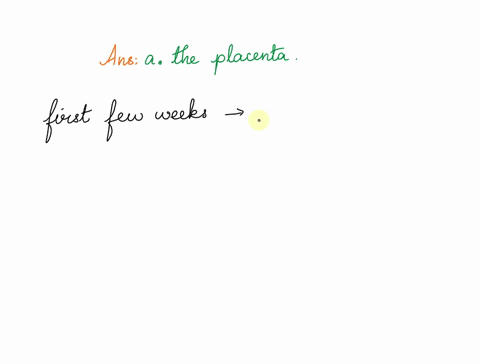 nutrient-and-waste-requirements-for-the-developing-fetus-are-handled-during-the-first-few-weeks-by-a-84256