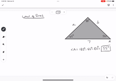 this-question-1-pt-2-0-9-solve-ihe-iriangle-delermine-ihe-value-ofa-round-to-the-nearest-whole-number-as-needed-delermine-the-value-of-a-round-to-two-decimal-places-a5-needed-determine-the-v-77557