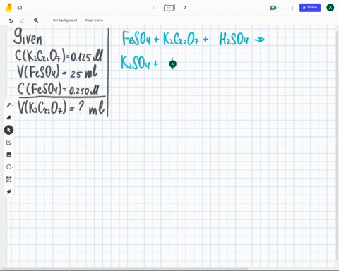 how-many-milliliters-0125m-k2cr2o7-are-required-to-react-completely-with-25ml-of-0250m-feso4-solution-is-acidic-38823