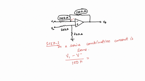 determine-the-output-voltage-when-v1-v2-1-v-5-determine-the-output-voltage-when-v-v2-1-v-100-k-100k-v1-20-kn-20-kq-70954