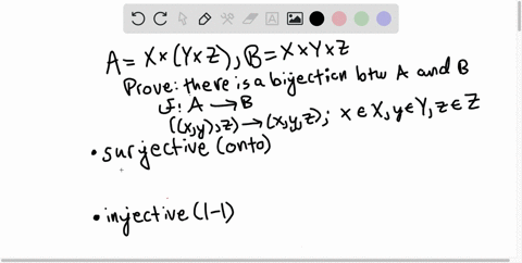 let-x-y-z-be-sets-find-a-bijection-with-proof-between-x-y-z-and-x-y-z-86872