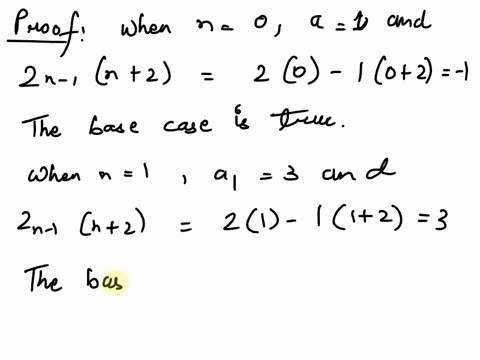 let-the-numbers-a01-a13-and-an4an-1-an-2-for-n2-prove-using-induction-that-an2n-1n2-for-all-n0-78102