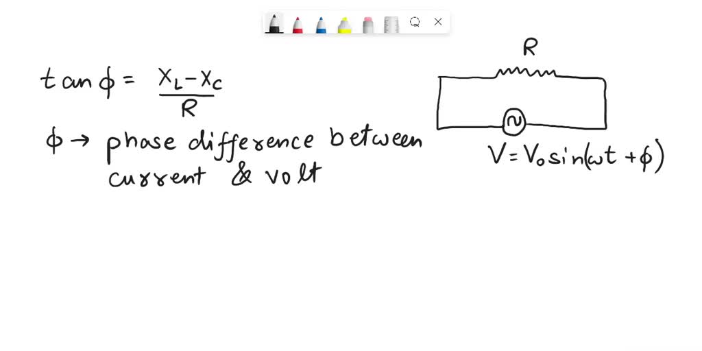 SOLVED A resistor is connected to an ideal ac power supply. (a) the
