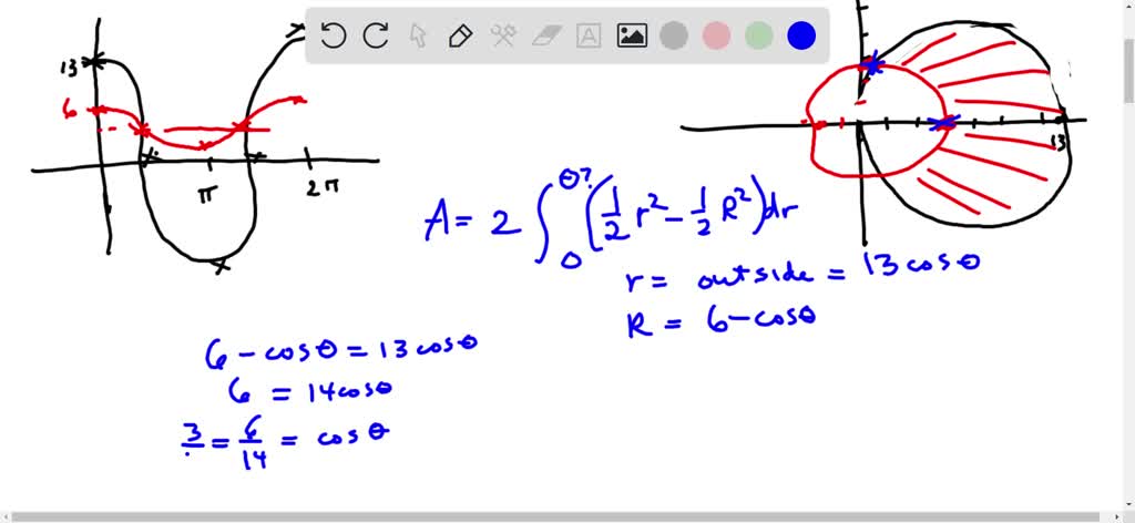 SOLVED: Find the area of the region that lies inside the first curve ...