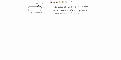2-a-60-mm-diameter-bar-is-subjected-to-axial-load-p-torsional-load-t-and-transverse-load-f-the-allowable-stress-in-tension-and-in-shear-on-the-bar-of-length-400-mm-from-free-end-are-85-mpa-a-42038