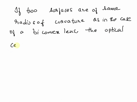 why-a-ray-passing-through-optical-center-of-a-lens-refracted-in-the-same-direction-40535