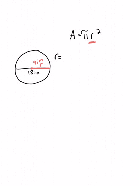 find-the-area-of-a-circle-with-diameter-18-inches-85407