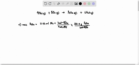 phosphine-gas-reacts-with-oxygen-according-to-the-following-equation-4ph3-g-8o2-g-a-p4o10-g-6h2o-g-calculate-a-the-mass-of-tetraphosphorous-decaoxide-produced-from-1243-mole-of-phosphine-b-t-82172