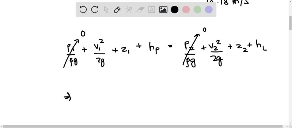 Solved a water discharge of 8 m^3/s is to flow through this