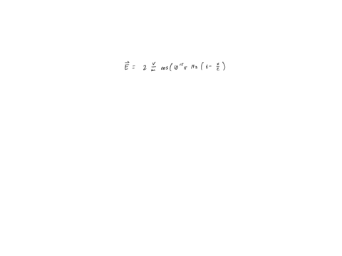 a-plane-electromagnetic-wave-traveling-in-the-positive-direction-of-an-x-axis-in-vacuum-has-components-ex-ey-0-and-ez-20vmcos-pi-1015s-1-t-xc-a-what-is-the-amplitude-of-the-magnetic-field-co-94868