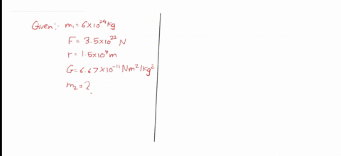 the-mass-of-the-earth-is-6-x-1024-kg-the-distance-between-the-earth-and-the-sun-is-15x-1011-m-if-the-gravitational-force-between-the-two-is-35-x-1022-n-what-is-the-mass-of-the-sun-use-g-67-x-10-11-n-m