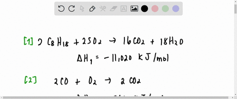 calculate-the-standard-enthalpy-change-for-the-reaction-2c-8h-18-210-2g-3-8cog-8co-2g-18h-20-given-2c-8h-18-250-2g-5-16co-2g-18h-20-ah-11020-kjmol-2cog-0-2g-2c0-2g-ah-55660-kjlmol-10454-x-10-86977