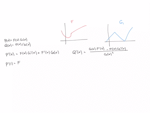 (1 point) The graphs of the function F (left, in blue) and G (right, in ...