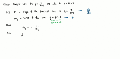 find-all-points-xy-on-the-graph-of-yxx-4-with-tangent-lines-perpendicular-to-the-line-y4x-3