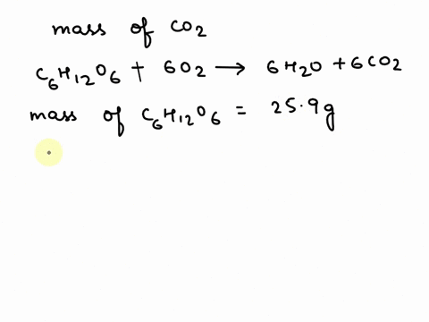 when-glucose-is-consumed-it-reacts-with-oxygen-in-the-body-to-produce-carbon-dioxide-water-and-energy-how-many-grams-of-carbon-dioxide-would-be-produced-if-259-g-of-c6h12o6-completely-reacte-46279