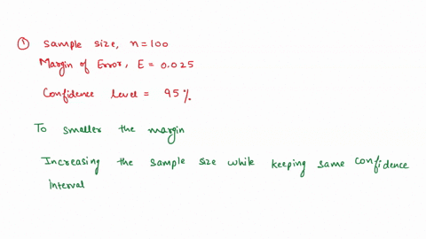 question-24-you-are-planning-to-use-a-sample-proportion-phat-to-estimate-population-proportion_-suppose-sample-size-of-100-and-a-confidence-level-of-95-yielded-margin-of-error-of-0025_-which-17128