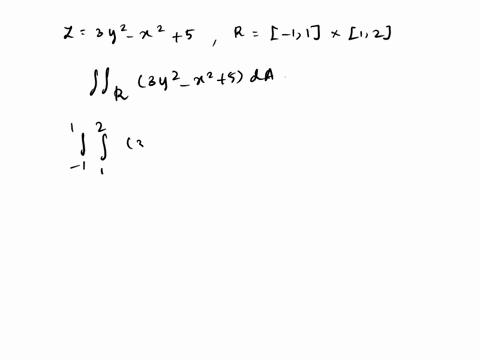 find-the-volume-of-the-solid-that-lies-under-the-hyperbolic-paraboloid-z-3y2x25-and-above-the-rectangle-r1112-8713
