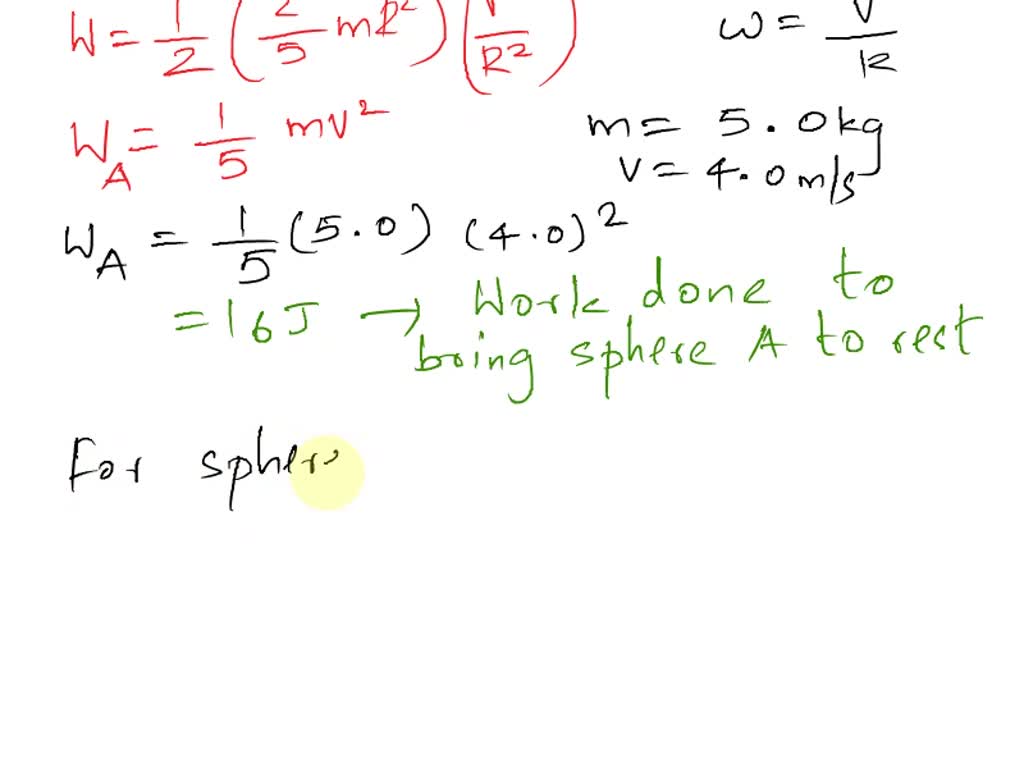 SOLVED: Two spheres are rolling without slipping on a horizontal floor ...