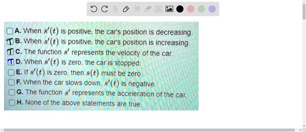 SOLVED: Which of the following statements are true? Select all that ...
