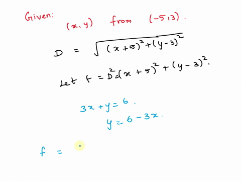 find-the-point-on-the-line-3x-y-6-that-is-closest-to-the-point-5-3-02744