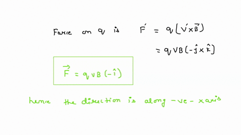 a-draw-the-direction-of-the-magnetic-force-on-a-positive-charge-that-moves-as-shown-in-each-of-the-six-cases-in-figure-7-000-00-002-00-figure-7-b-consider-case-a-calculate-the-magnitude-of-m-53385