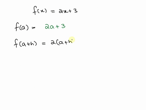 given-the-function-fx-2x-3-evaluate-and-simplify-the-expressions-below-see-special-instructions-on-how-to-enter-your-answers-fa-fla-h-fa-h-_-fa-instructions-simplify-answers-as-much-as-possi-15561